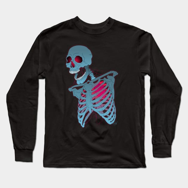 Glowing heart of the dead Long Sleeve T-Shirt by schockgraphics